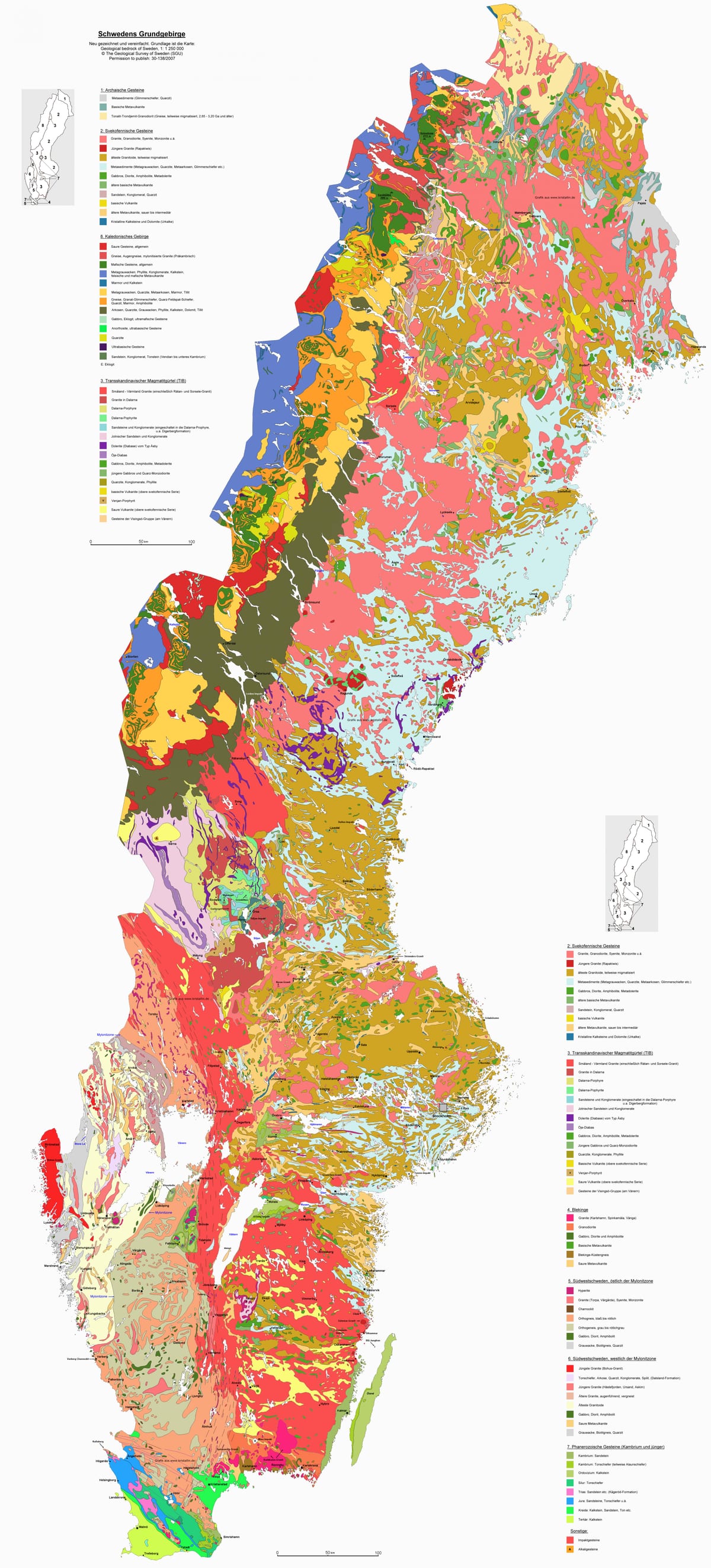 mapa Geologiczna mapa