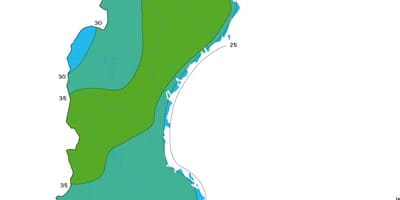 Klimatyczna mapa Szwecji